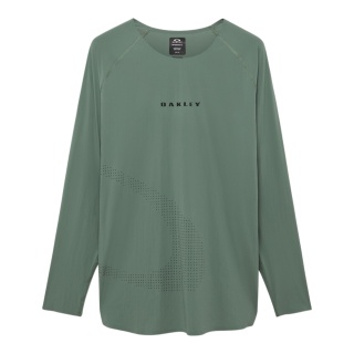 Oakley Fahrrad-Langarmshirt Seeker Whip LS Jersey (MTB Trail) aviator grün Herren